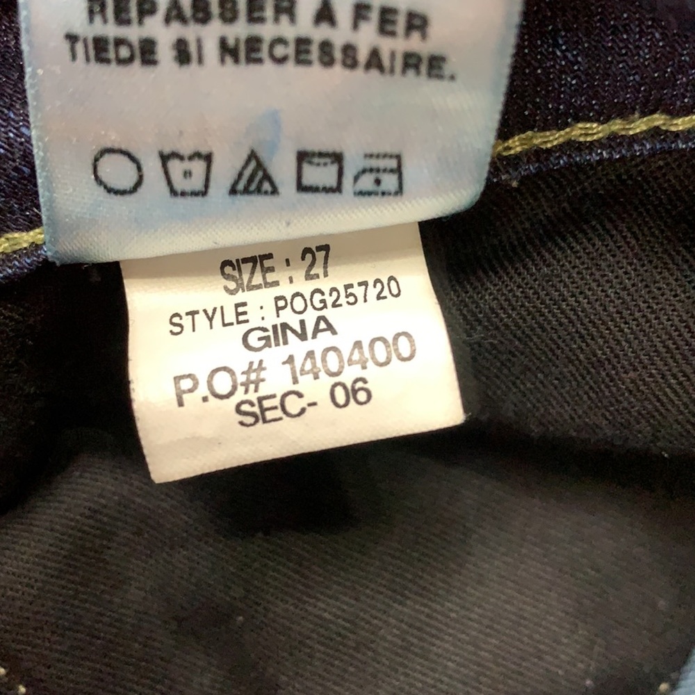 Joes "Gina" Slim Fit Mini Boot Dark Wash Jeans J88 - Picture 8 of 8